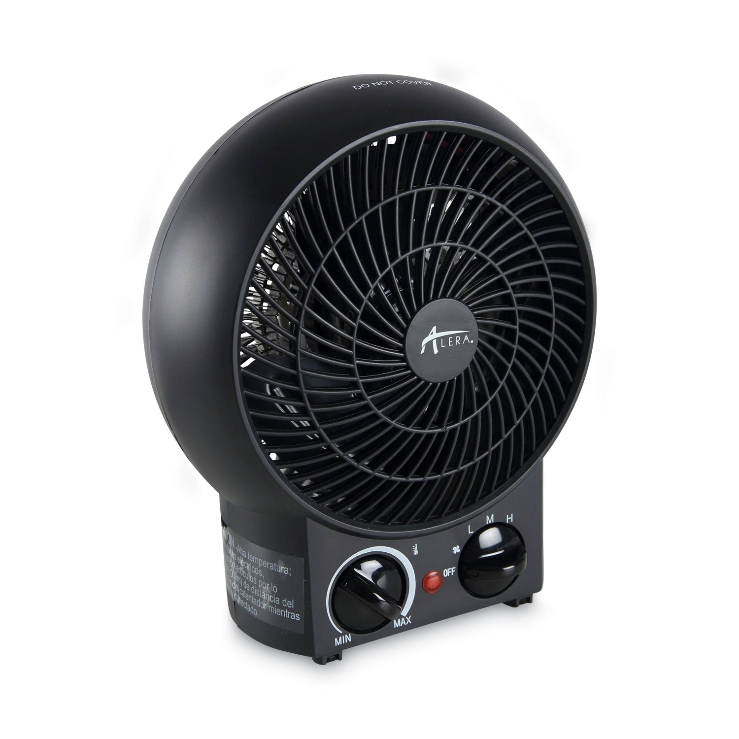 Alera Heater Fan, 1,500 W, 8.25 x 4.37 x 9.5, Black (HEFF10B)