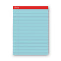 Universal Colored Perforated Ruled Writing Pads, Wide/Legal Rule, 50 Blue 8.5 x 11 Sheets, Dozen (35880)