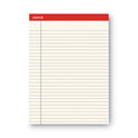 Universal Colored Perforated Ruled Writing Pads, Letter Size Pad (8.5 x 11.75), Wide/Legal Rule, 50 Ivory 8.5 x 11 Sheets, Dozen (35882)