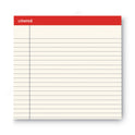 Universal Colored Perforated Ruled Writing Pads, Letter Size Pad (8.5 x 11.75), Wide/Legal Rule, 50 Ivory 8.5 x 11 Sheets, Dozen (35882)