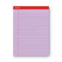 Universal Colored Perforated Ruled Writing Pads, Wide/Legal Rule, 50 Orchid 8.5 x 11 Sheets, Dozen (35884)