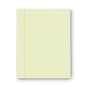 Universal Glue Top Pads, Narrow Rule, 50 Canary-Yellow 8.5 x 11 Sheets, Dozen (42000)