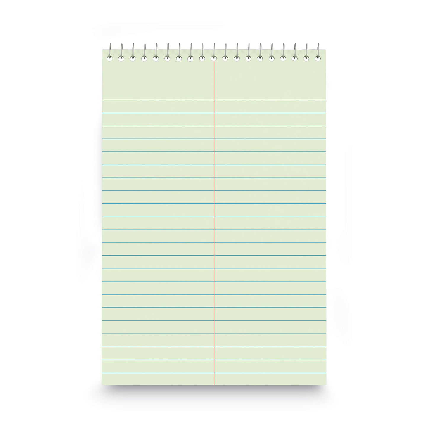 Universal Steno Pads, Gregg Rule, Red Cover, 80 Green-Tint 6 x 9 Sheets (86920)