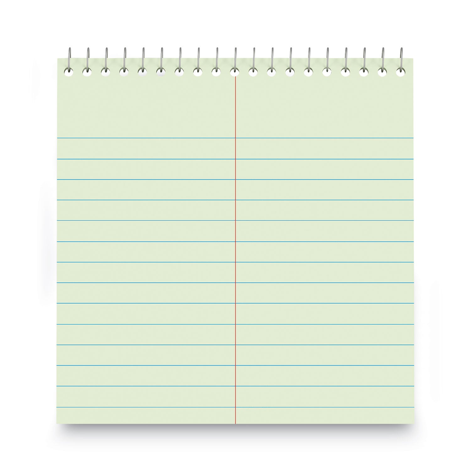 Universal Steno Pads, Gregg Rule, Red Cover, 80 Green-Tint 6 x 9 Sheets (86920)