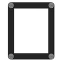 Deflecto Superior Image Window Display, 8.5 x 11 Insert, Clear/Black (899102)