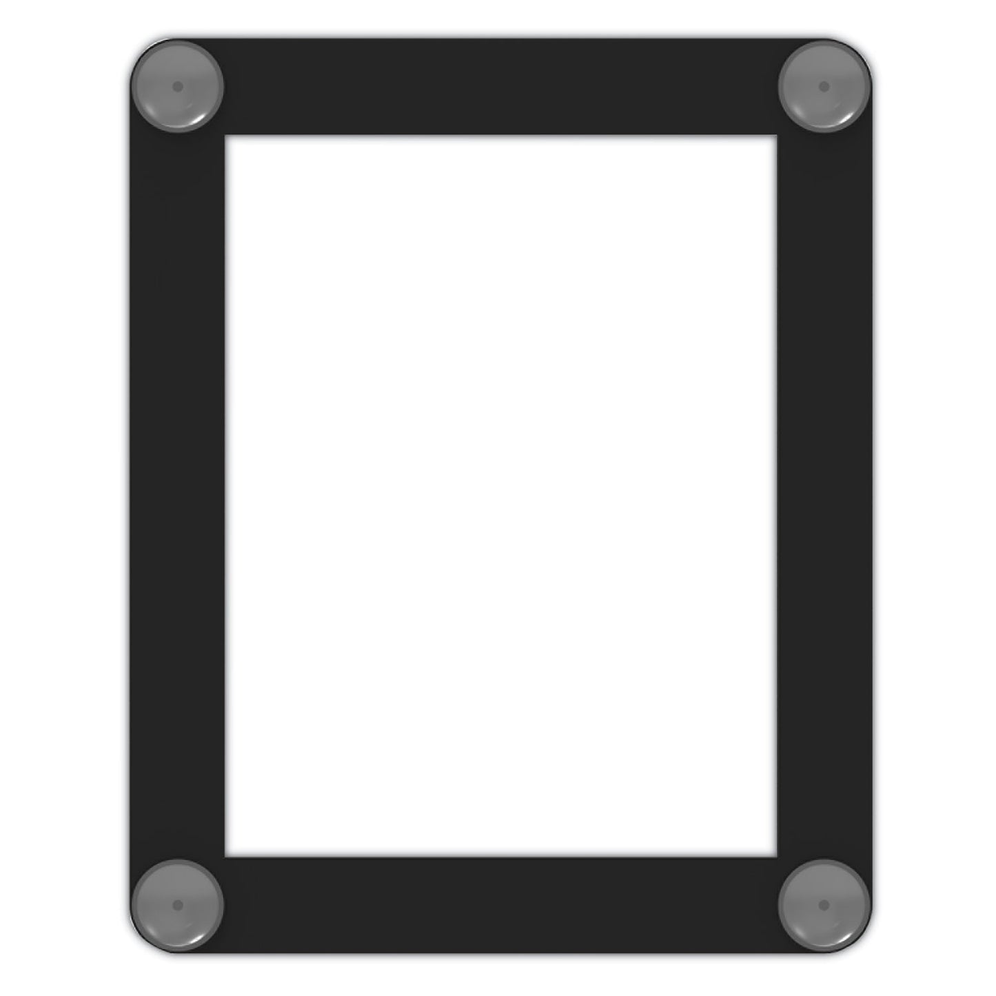 Deflecto Superior Image Window Display, 8.5 x 11 Insert, Clear/Black (899102)