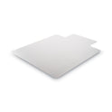 Deflecto DuraMat Moderate Use Chair Mat, Low Pile Carpet, Roll, 36 x 48, Lipped, Clear (CM13113COM)