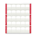 Redi-Tag Laser Printable Index Tabs, 1/5-Cut, White, 1.13" Wide, 100/Pack (33117)