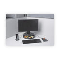 Kensington Spin2 Monitor Stand with SmartFit, 12.6" x 12.6" x 2.25" to 3.5", Black, Supports 40 lbs (52787)