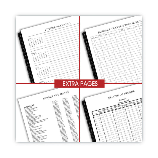 AT-A-GLANCE Executive Weekly/Monthly Planner Refill with Hourly Appointments, 8.75 x 6.88, White Sheets, 12-Month (Jan to Dec): 2025 (7090810)