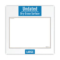 AT-A-GLANCE WallMates Self-Adhesive Dry Erase Writing/Planning Surface, 36 x 24, White/Gray/Orange Sheets, Undated (AW601028)