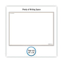 AT-A-GLANCE WallMates Self-Adhesive Dry Erase Writing/Planning Surface, 36 x 24, White/Gray/Orange Sheets, Undated (AW601028)