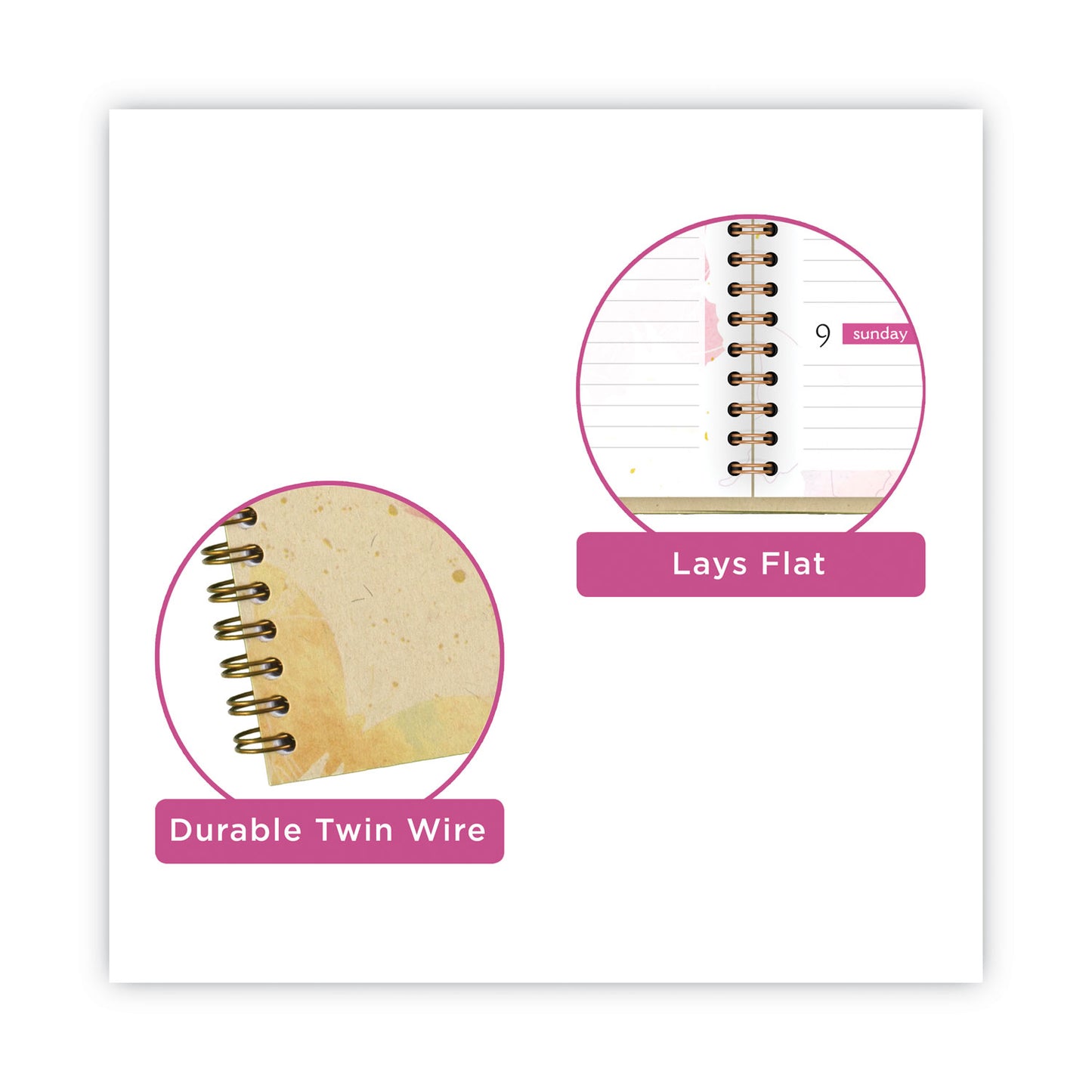 AT-A-GLANCE Watercolors Weekly/Monthly Planner, Butterflies Artwork, 11 x 8.5, Multicolor Cover, 12-Month (Jan to Dec): 2025 (791905G)