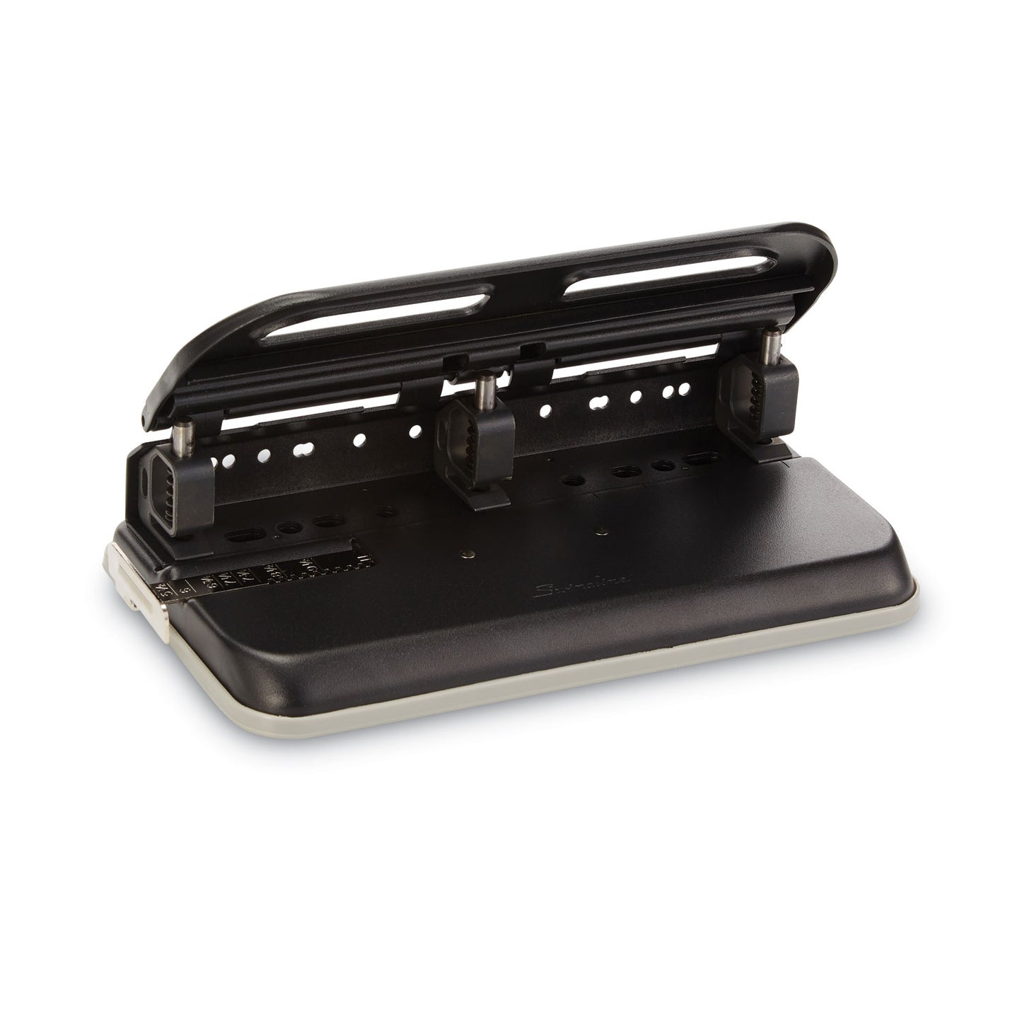 Swingline 24-Sheet Easy Touch Two- to Seven-Hole Precision-Pin Punch, 9/32" Holes, Black (74150)