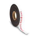 U Brands Magnetic Adhesive Tape Roll, 1" x 50 ft, Black (FM2021)