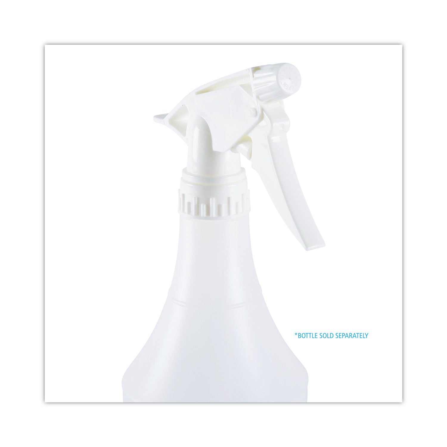 Boardwalk Trigger Sprayer 300ES, 9.5" Tube, Fits oz Bottles, White, 24/Carton (58109)