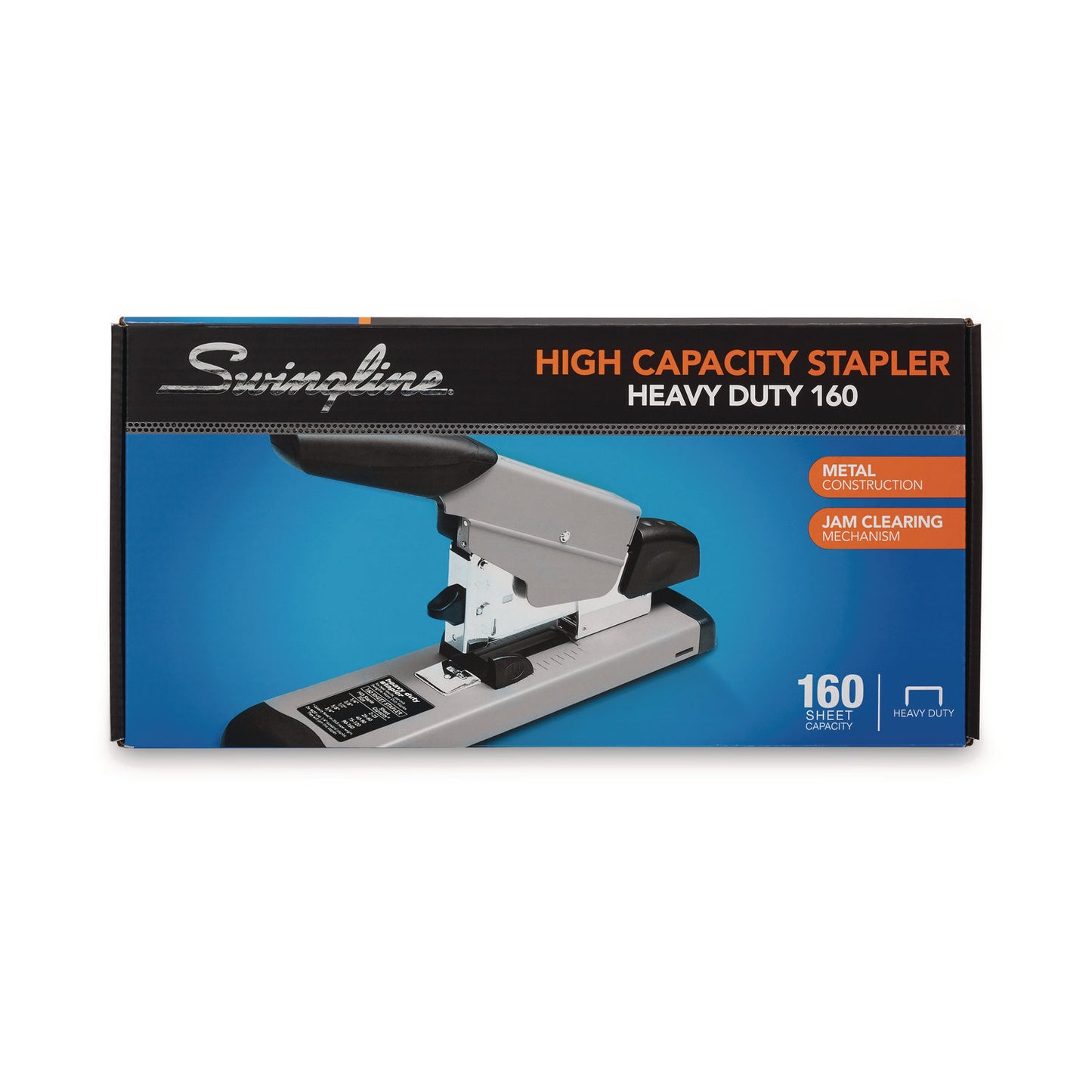 Swingline Heavy-Duty Stapler, 160-Sheet Capacity, Black/Gray (39005)