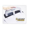 Bostitch 20-Sheet EZ Squeeze Three-Hole Punch, 9/32" Holes, Black/Silver (2220)