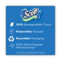 Scott Rapid-Dissolving Toilet Paper, Bath Tissue, Septic Safe, 1-Ply, White, 231 Sheets/Roll, 4/Rolls/Pack, 12 Packs/Carton (47617)