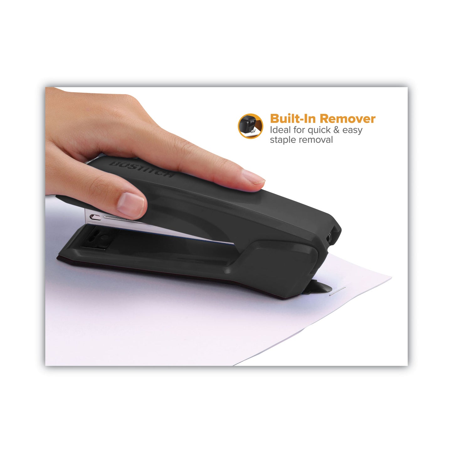 Bostitch Ascend Stapler, 20-Sheet Capacity, Black (B210BLK)