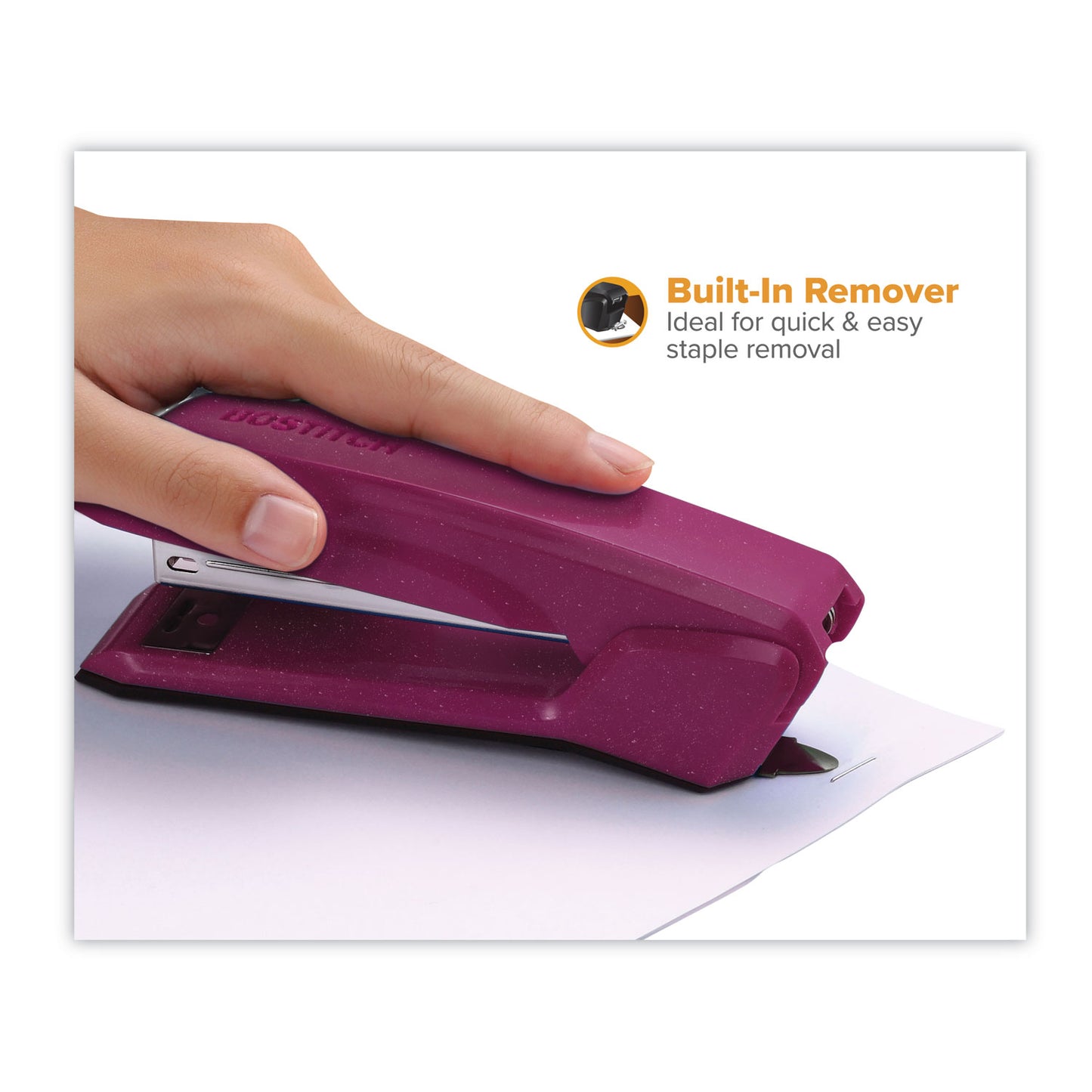 Bostitch Ascend Stapler, 20-Sheet Capacity, Magenta (B210RMAG)