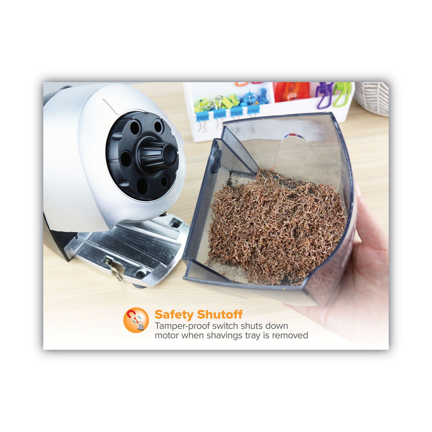 Bostitch Super Pro 6 Commercial Electric Pencil Sharpener, AC-Powered, 6.13 x 10.69 x 9, Gray/Black (EPS12HC)