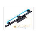 Bostitch 12-Sheet EZ Squeeze Three-Hole Punch, 9/32" Holes, Blue/Black (2103)