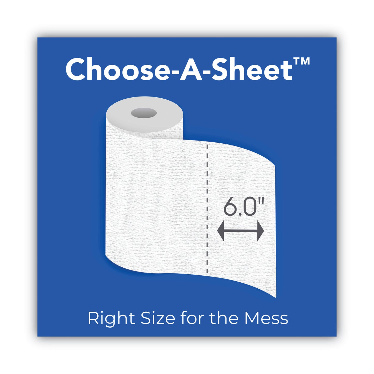 Scott Choose-A-Sheet Mega Kitchen Roll Paper Towels, 1-Ply, 7.31 x 11, White, 100/Roll, 15 Rolls Carton (55417)