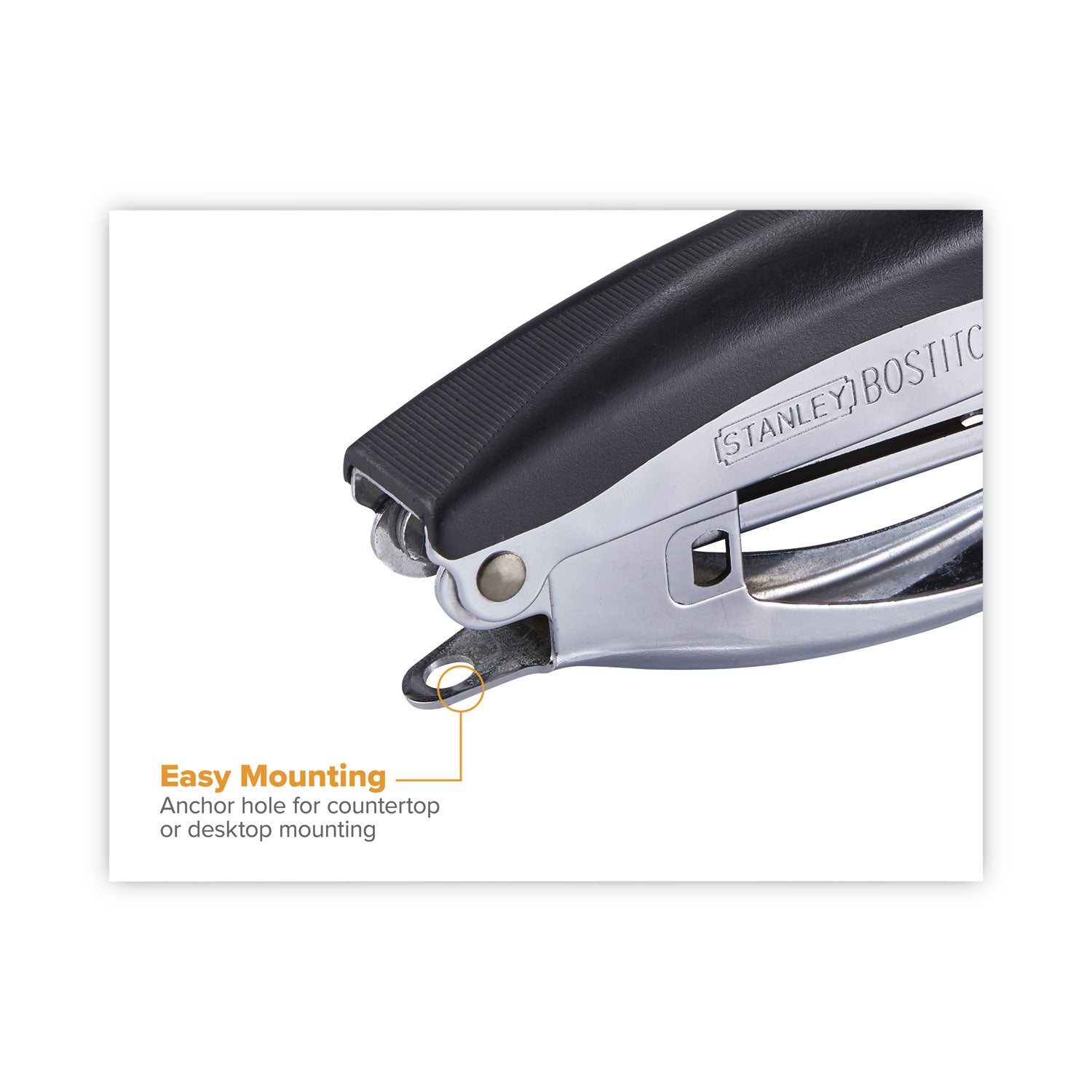 Bostitch Deluxe Hand-Held Stapler, 20-Sheet Capacity, Black (42100)