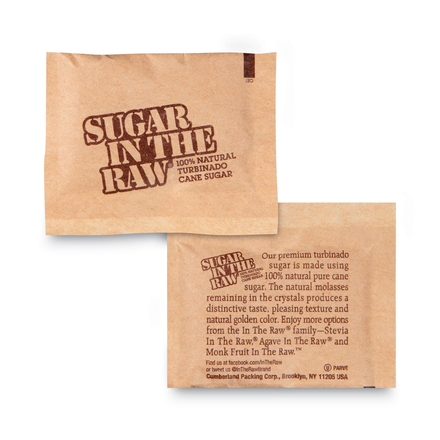 Sugar in the Raw Sugar Packets, 0.2 oz Packets, 200 Packets/Box, 2 Boxes/Carton (00319CT)