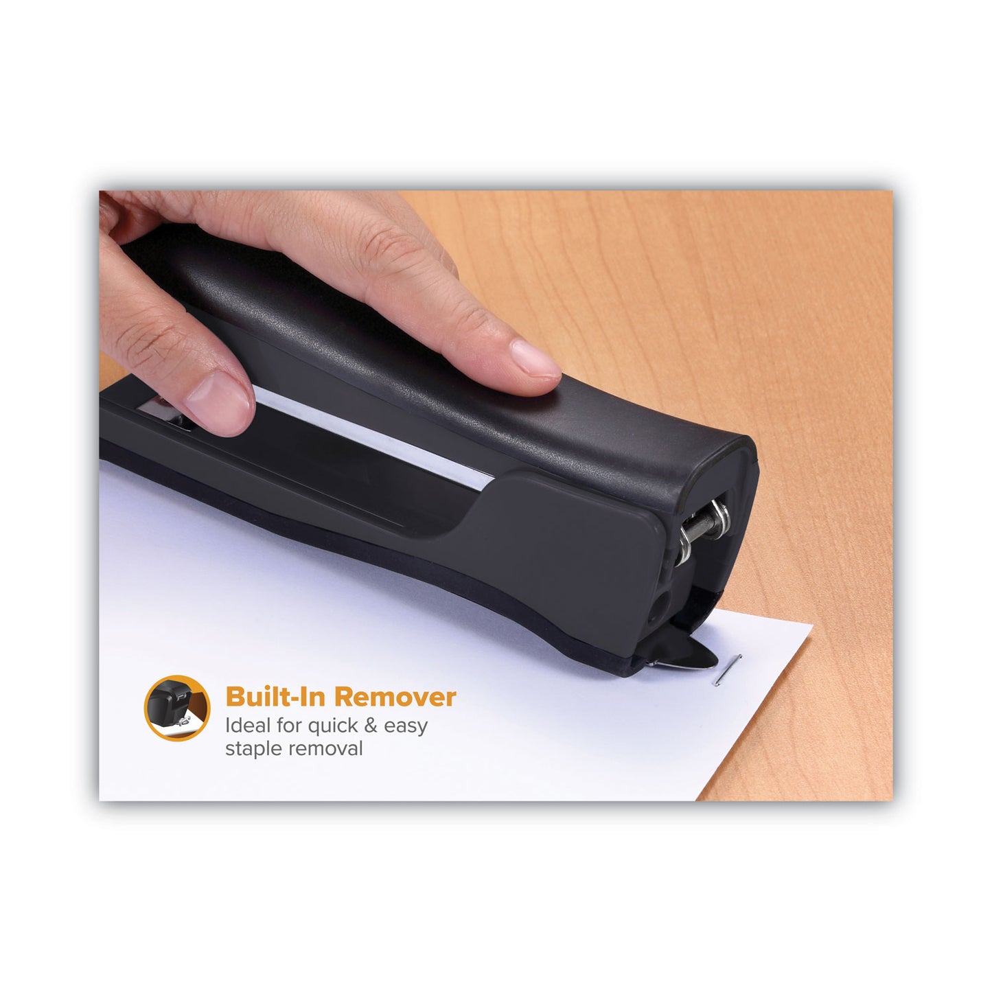 Bostitch Dynamo Stapler, 20-Sheet Capacity, Black (B696BLK)