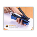 Bostitch Dynamo Stapler, 20-Sheet Capacity, Blue (B696RBLUE)