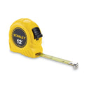 Bostitch Power Return Tape Measure w/Belt Clip, 0. 12ft, Yellow (30485)