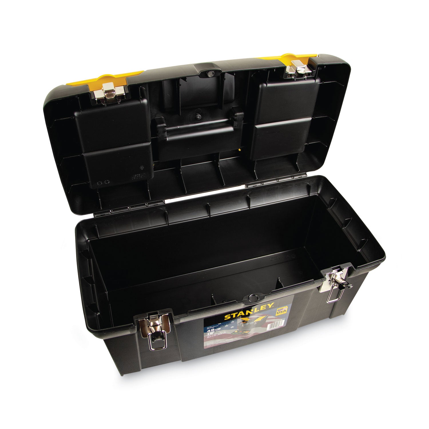 Stanley Series 2000 Toolbox w/Tray, Two Lid Compartments (019151M)