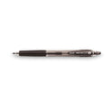 Pilot Precise Gel BeGreen Gel Pen, Retractable, Fine 0.7 mm, Black Ink, Smoke Barrel, Dozen (15001)