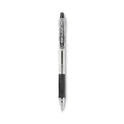 Pilot EasyTouch Ballpoint Pen, Retractable, Fine 0.7 mm, Black Ink, Clear Barrel, Dozen (32210)