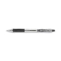 Pilot EasyTouch Ballpoint Pen, Retractable, Fine 0.7 mm, Black Ink, Clear Barrel, Dozen (32210)