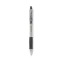 Pilot EasyTouch Ballpoint Pen, Retractable, Medium 1 mm, Black Ink, Clear Barrel, Dozen (32220)