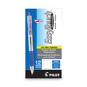 Pilot EasyTouch Ballpoint Pen, Retractable, Medium 1 mm, Blue Ink, Clear Barrel, Dozen (32221)