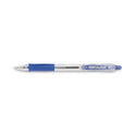 Pilot EasyTouch Ballpoint Pen, Retractable, Medium 1 mm, Blue Ink, Clear Barrel, Dozen (32221)