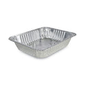 Boardwalk Aluminum Steam Table Pans, Half-Size Deep, 400 Gauge, 2.56" Deep, 10.38 x 12.75, 100/Carton (STEAMHFDP)