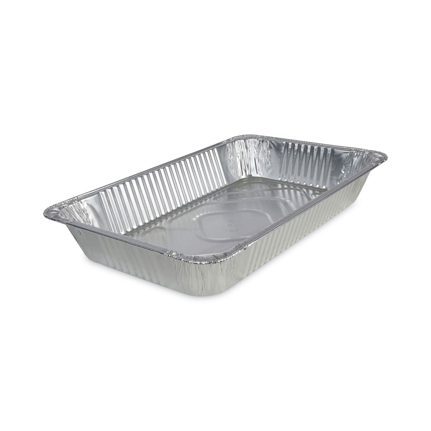 Boardwalk Aluminum Steam Table Pans, Full-Size Deep, 620 Gauge, 3.19" Deep, 12.81 x 20.75, 50/Carton (STEAMFLDP)