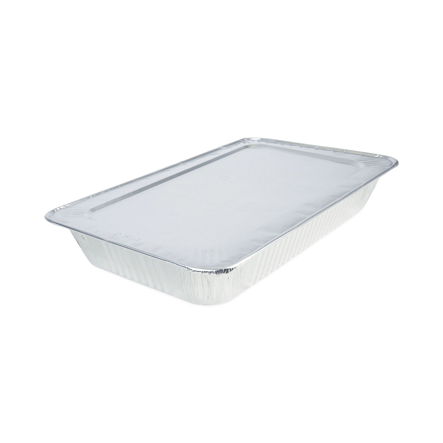 Boardwalk Aluminum Steam Table Pans, Full-Size Deep, 620 Gauge, 3.19" Deep, 12.81 x 20.75, 50/Carton (STEAMFLDP)