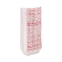 Boardwalk Paper Food Baskets, 1 lb Capacity, Red/White, 1,000/Carton (30LAG100)