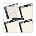 AT-A-GLANCE Lacey Weekly Block Format Professional Appointment Book, Lacey Artwork, 11 x 8.5, Black/White, 13-Month: Jan 2025 to Jan 2026 (541905)