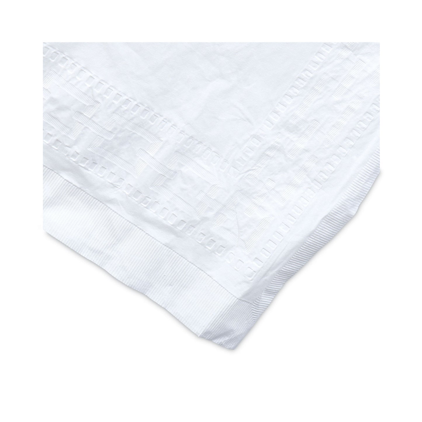 Tatco Paper Table Cover, Embossed Paper with Plastic Liner, 54" x 108", White, 20/Carton (31108)