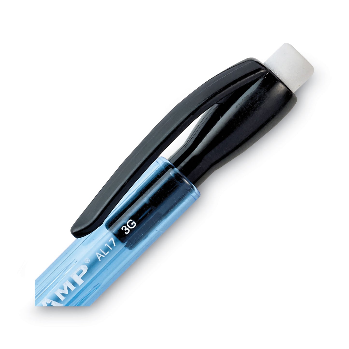 Pentel Champ Mechanical Pencil, 0.7 mm, HB (#2), Black Lead, Blue Barrel, Dozen (AL17C)