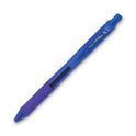 Pentel EnerGel-X Gel Pen, Retractable, Medium 0.7 mm, Blue Ink, Translucent Blue/Blue Barrel, Dozen (BL107C)