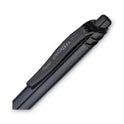 Pentel EnerGel-X Gel Pen, Retractable, Bold 1 mm, Black Ink, Smoke/Black Barrel, Dozen (BL110A)