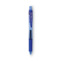 Pentel EnerGel-X Gel Pen, Retractable, Fine 0.5 mm Needle Tip, Blue Ink, Translucent Blue/Blue Barrel, Dozen (BLN105C)